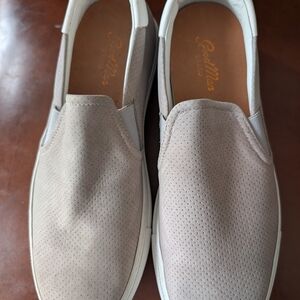 Good Man Brand Taupe Perforated Slip-Ons